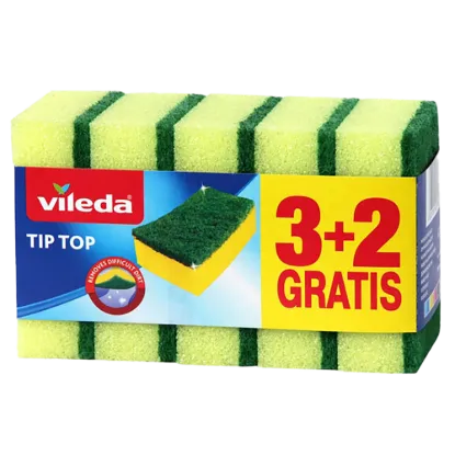 Vileda mosogatószivacs 3+2db Tip Top termékhez kapcsolódó kép