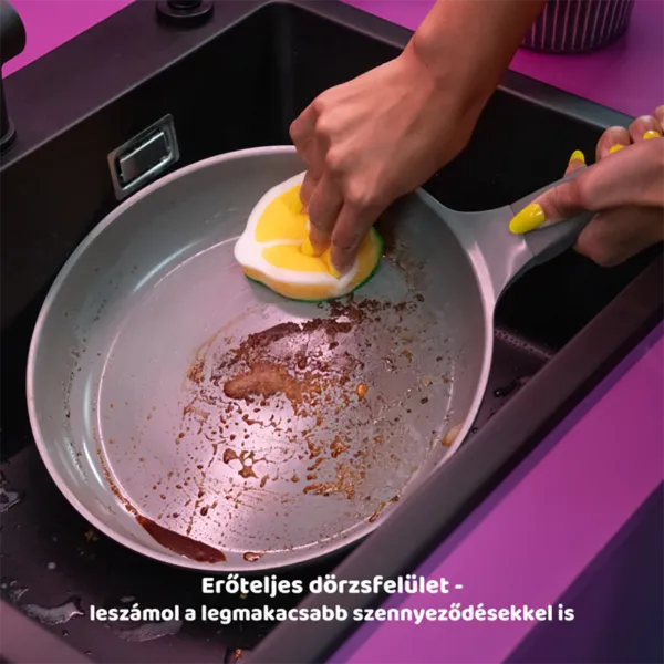 Vileda súrolószivacs 1db Punch Lemon, rugalmas termékhez kapcsolódó kép