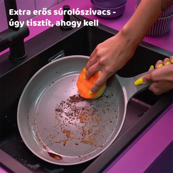 Vileda súrolószivacs 1db Punch Orange, extra erős termékhez kapcsolódó kép