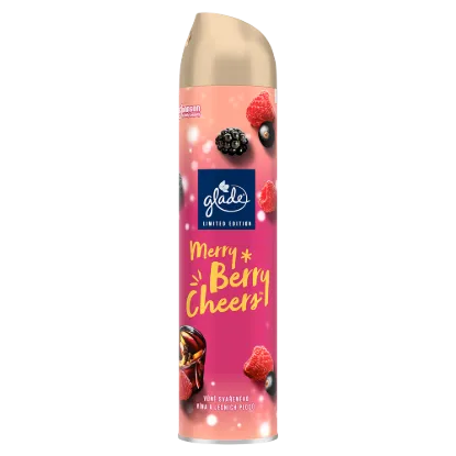 Glade légfrissítő aeroszol 300ml Merry Berry Cheers Forralt bor és piros bogyós gyümölcsök illata termékhez kapcsolódó kép