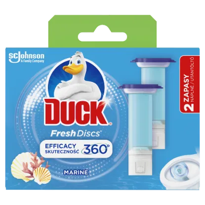 Duck Fresh Discs zselés WC-öblítő korong utántöltő 2x36ml Marine termékhez kapcsolódó kép