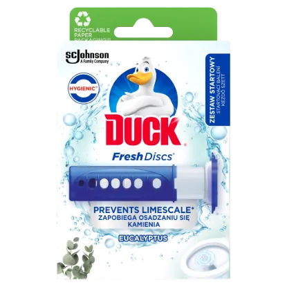 Duck Fresh Discs zselés WC-öblítő korong 36ml Eukaliptusz termékhez kapcsolódó kép