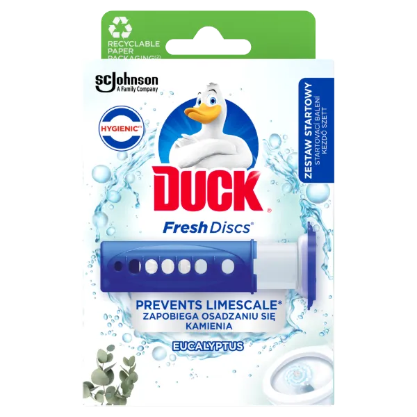 Duck Fresh Discs zselés WC-öblítő korong 36ml Eukaliptusz termékhez kapcsolódó kép