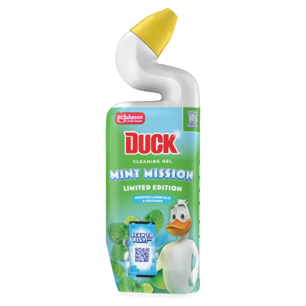 Duck Cleaning Gel WC-tisztító folyadék 750ml Mint Mission termékhez kapcsolódó kép