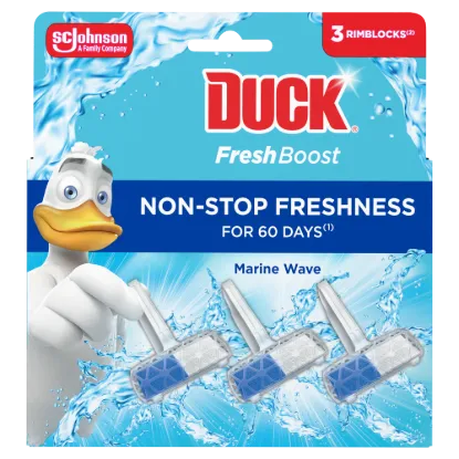 Duck Fresh Boost WC-öblítő rúd 3x16g Marine Wave termékhez kapcsolódó kép