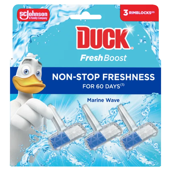 Duck Fresh Boost WC-öblítő rúd 3x16g Marine Wave termékhez kapcsolódó kép