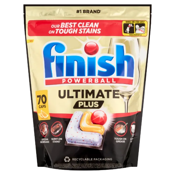 Finish Ultimate Plus All in 1 mosogatógép kapszula 72db Lemon termékhez kapcsolódó kép