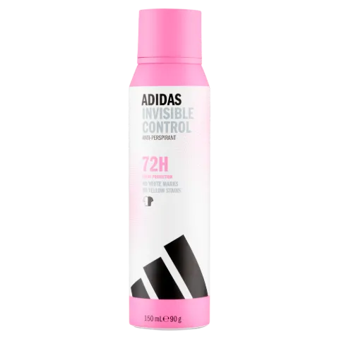 Adidas női deo spray 150ml Invisible Control izzadásgátló termékhez kapcsolódó kép