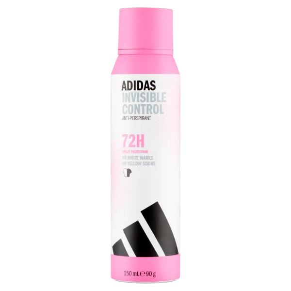 Adidas női deo spray 150ml Invisible Control izzadásgátló termékhez kapcsolódó kép