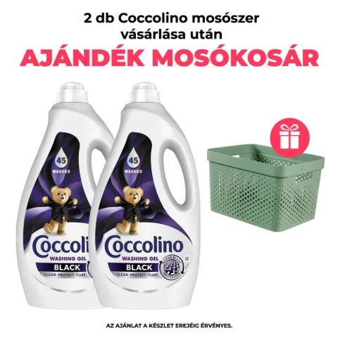 Coccolino Black mosógél fekete és sötét ruhákhoz 45 mosás 1,8 l termékhez kapcsolódó kép