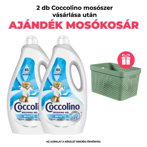Coccolino White mosógél fehér ruhákhoz 45 mosás 1,8 l termékhez kapcsolódó kép