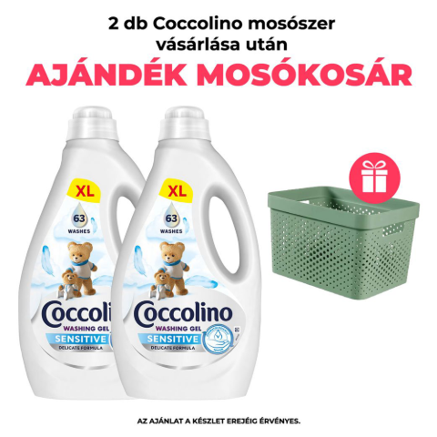 Coccolino Sensitive mosógél 63 mosás 2,52 l termékhez kapcsolódó kép
