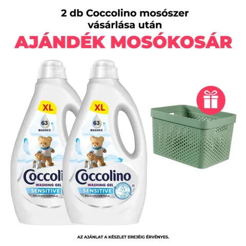 Coccolino Sensitive mosógél 63 mosás 2,52 l termékhez kapcsolódó kép
