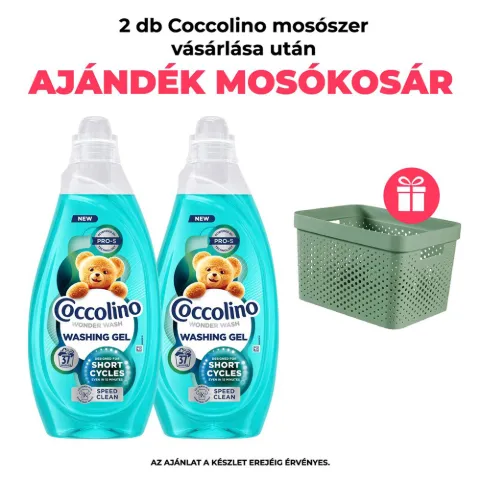 Coccolino Wonder Wash Speed Clean mosógél gyors mosáshoz 37 mosás 1480 ml  termékhez kapcsolódó kép