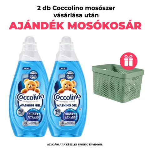 Coccolino Wonder Wash Odor Protection mosógél gyors mosáshoz 37 mosás 1480 ml  termékhez kapcsolódó kép