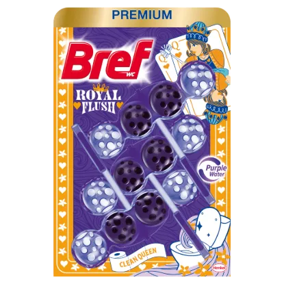 Bref Color Active WC frissítő 3 x 50 g Clean Queen termékhez kapcsolódó kép