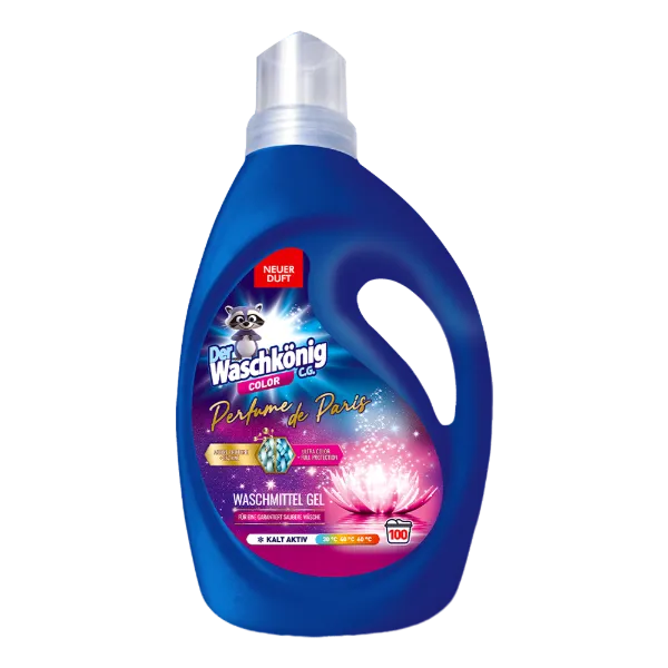 Der Waschkönig mosógél 3 l 100 mosás - Perfume de Paris Color termékhez kapcsolódó kép