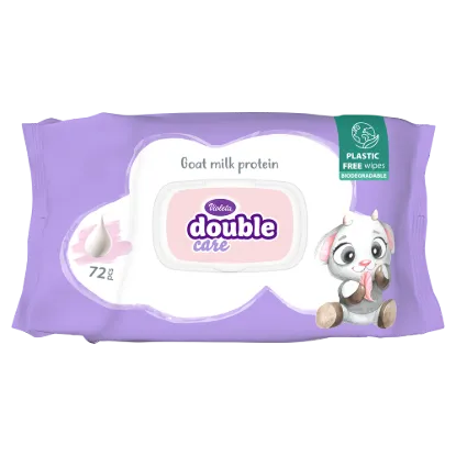 VIOLETA Double Care popsitörlő 72db  (14/#) termékhez kapcsolódó kép