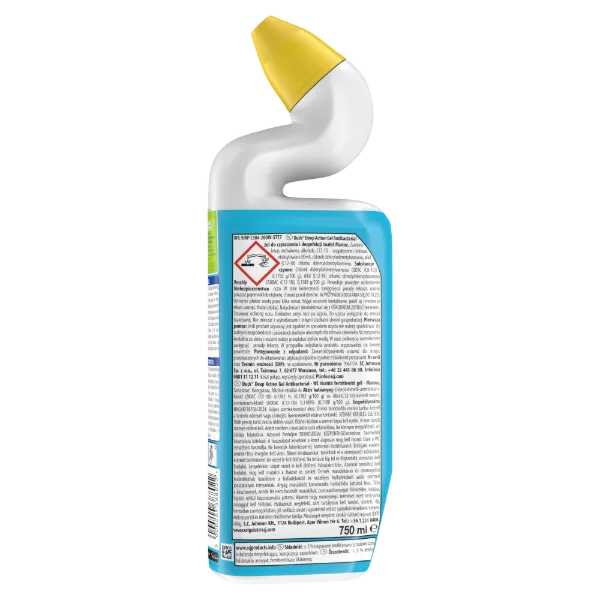 Duck Deep Action Gel WC-tisztító fertőtlenítő gél Marine illattal 750ml termékhez kapcsolódó kép