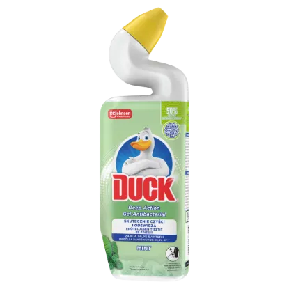 Duck Deep Action Gel WC-tisztító fertőtlenítő gél Menta illattal 750ml termékhez kapcsolódó kép