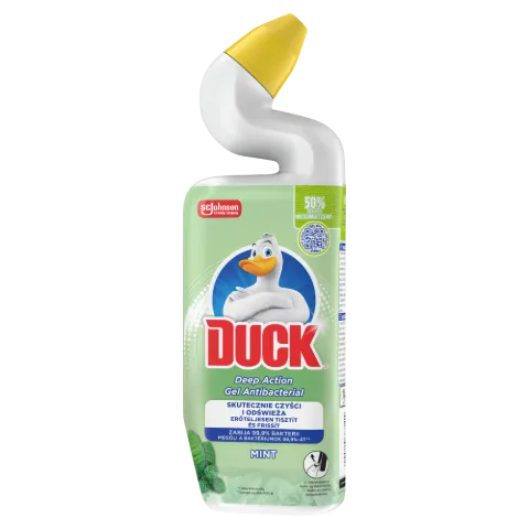Duck Deep Action Gel WC-tisztító fertőtlenítő gél Menta illattal 750ml termékhez kapcsolódó kép