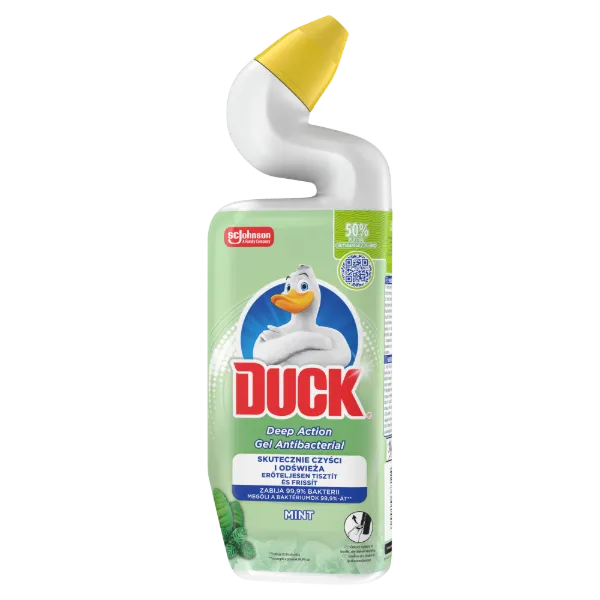 Duck Deep Action Gel WC-tisztító fertőtlenítő gél Menta illattal 750ml termékhez kapcsolódó kép
