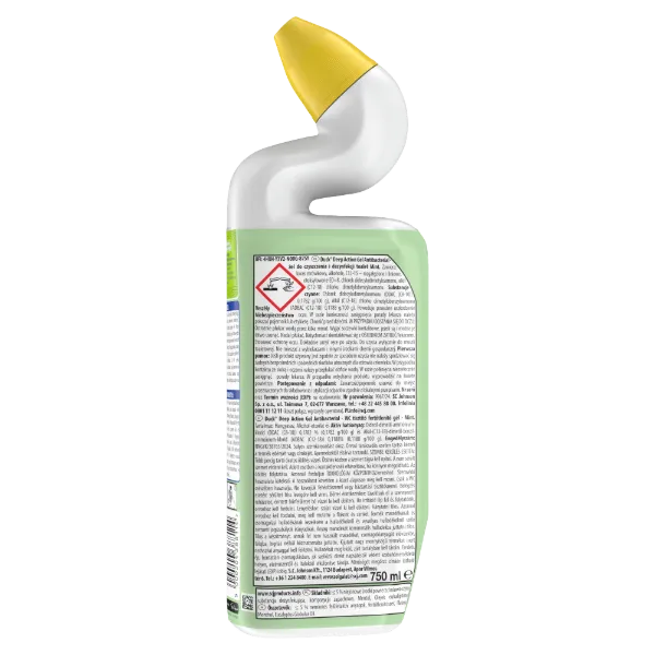 Duck Deep Action Gel WC-tisztító fertőtlenítő gél Menta illattal 750ml termékhez kapcsolódó kép