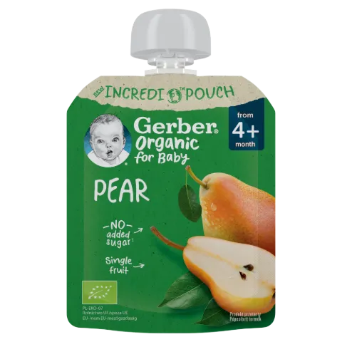 Gerber bio körte gyümölcspüré 80g termékhez kapcsolódó kép