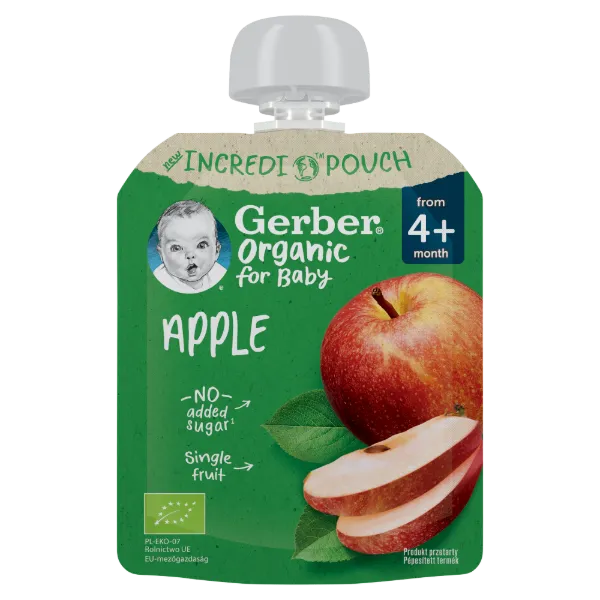 GERBER BIO GYUMOLCSPURE ALMA 80 g termékhez kapcsolódó kép