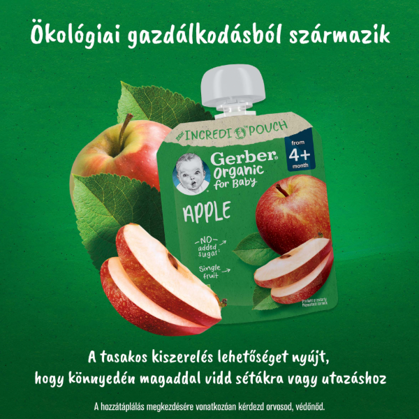 GERBER BIO GYUMOLCSPURE ALMA 80 g termékhez kapcsolódó kép