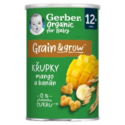 Gerber bio gabonasnack mangó-banán 35g termékhez kapcsolódó kép
