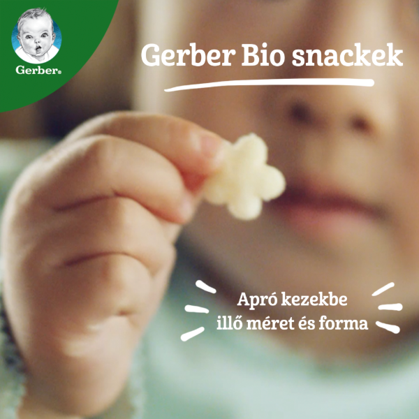 GERBER BIO GAB. SNACK BANANOS 8+ HO 35 g termékhez kapcsolódó kép
