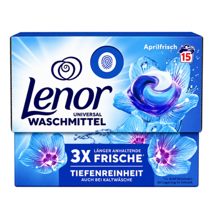 Lenor folyékony kapszula 15 mosás 15 db All In 1 Aprilfrisch termékhez kapcsolódó kép