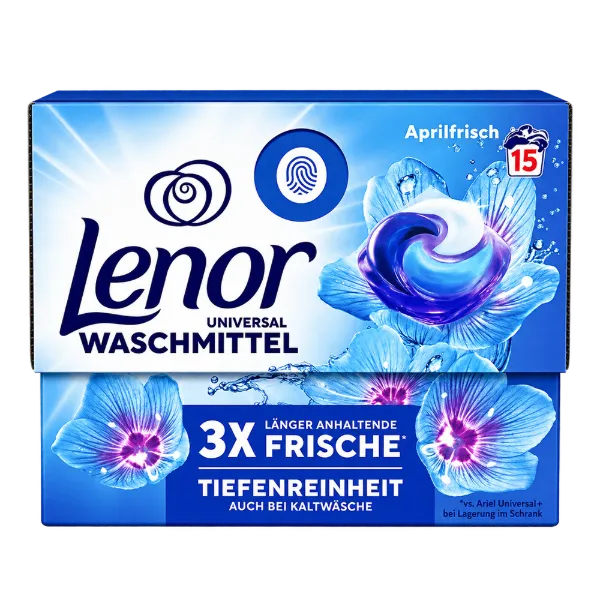 Lenor folyékony kapszula 15 mosás 15 db All In 1 Aprilfrisch termékhez kapcsolódó kép