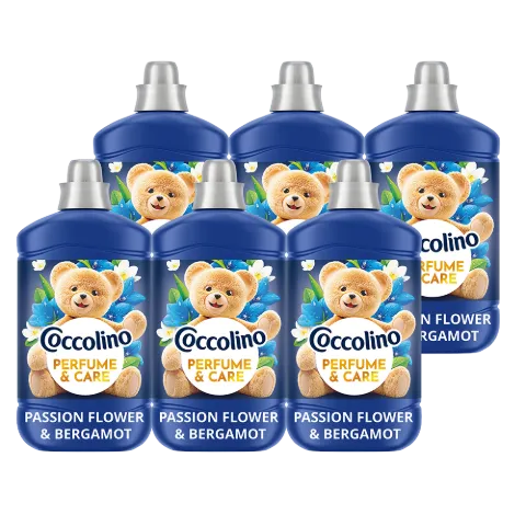 Coccolino Perfume & Care Passion Flower & Bergamot öblítőkoncentrátum 70 mosás 1610 ml termékhez kapcsolódó kép