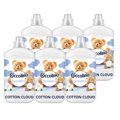 Coccolino Sensitive Cotton Cloud öblítőkoncentrátum 74 mosás 1702 ml termékhez kapcsolódó kép
