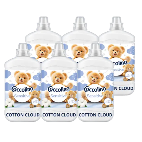 Coccolino Sensitive Cotton Cloud öblítőkoncentrátum 74 mosás 1702 ml termékhez kapcsolódó kép