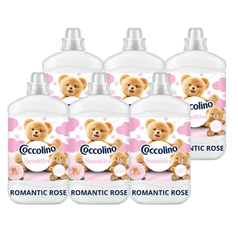 Coccolino Sensitive Romantic Rose öblítőkoncentrátum 74 mosás 1702 ml termékhez kapcsolódó kép