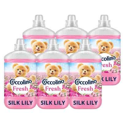 Coccolino Fresh Silk Lily öblítőkoncentrátum 74 mosás 1702 ml termékhez kapcsolódó kép
