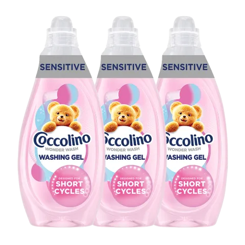 Coccolino Sensitive mosógél gyors mosáshoz 37 mosás 1480 ml termékhez kapcsolódó kép