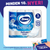 Zewa Deluxe Delicate Care toalettpapír 3 rétegű 32 tekercs termékhez kapcsolódó kép