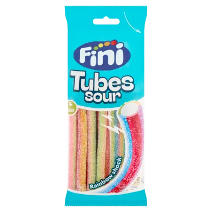 Fini Tubes szivárvány savanyú gumicukor 80g termékhez kapcsolódó kép