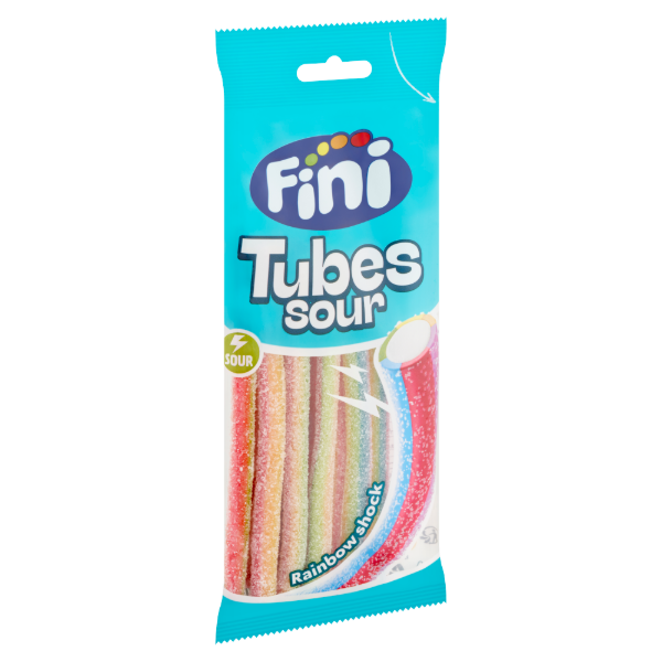 FINI TUBES SOUR GUMICUKOR RAINBOW SH. 80 g termékhez kapcsolódó kép