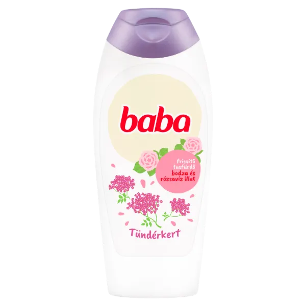 BABA tusfürdő Bodza&Rózsavíz 400ml termékhez kapcsolódó kép