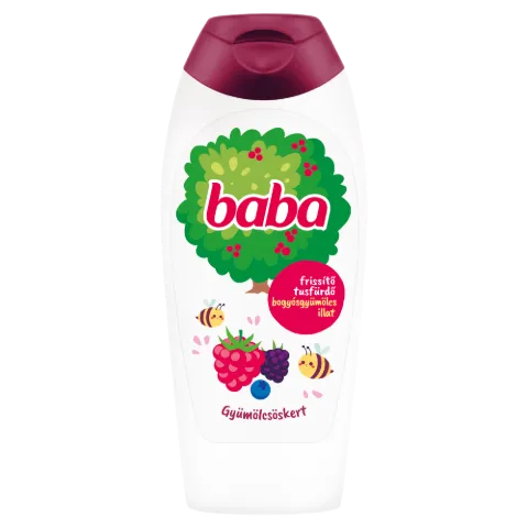 Baba tusfürdő 400ml Gyümölcsöskert bogyósgyümölcs illat termékhez kapcsolódó kép
