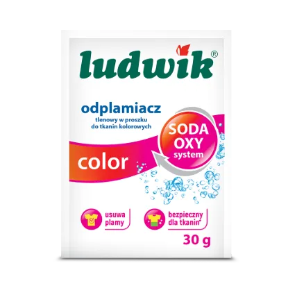 LUDWIK folteltávolító por, tasakos 30g - színes ruhákhoz (18/#) termékhez kapcsolódó kép
