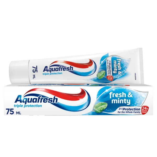 Aquafresh Fresh & Minty fluoridos fogkrém 75 ml termékhez kapcsolódó kép