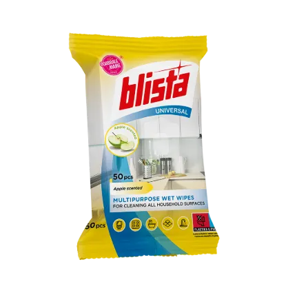 BLISTA nedves törlőkendő UNIVERZÁLIS 50/1 - alma illat termékhez kapcsolódó kép