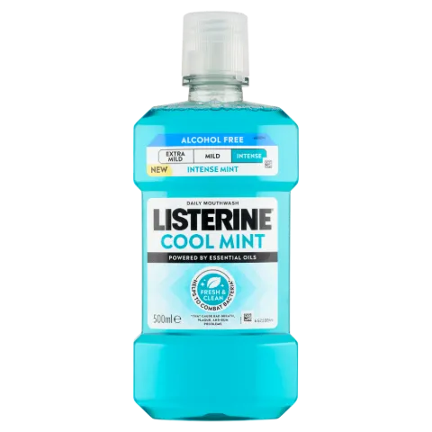 LISTERINE® Cool Mint Intense szájvíz (alkoholmentes) 500ml termékhez kapcsolódó kép