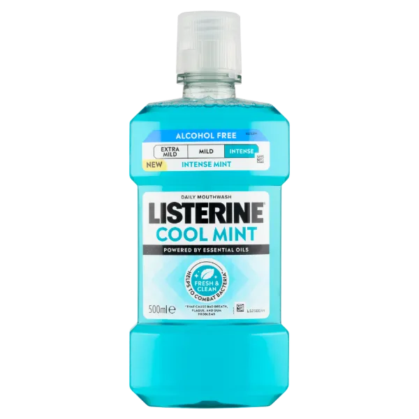 LISTERINE® Cool Mint Intense szájvíz (alkoholmentes) 500ml termékhez kapcsolódó kép
